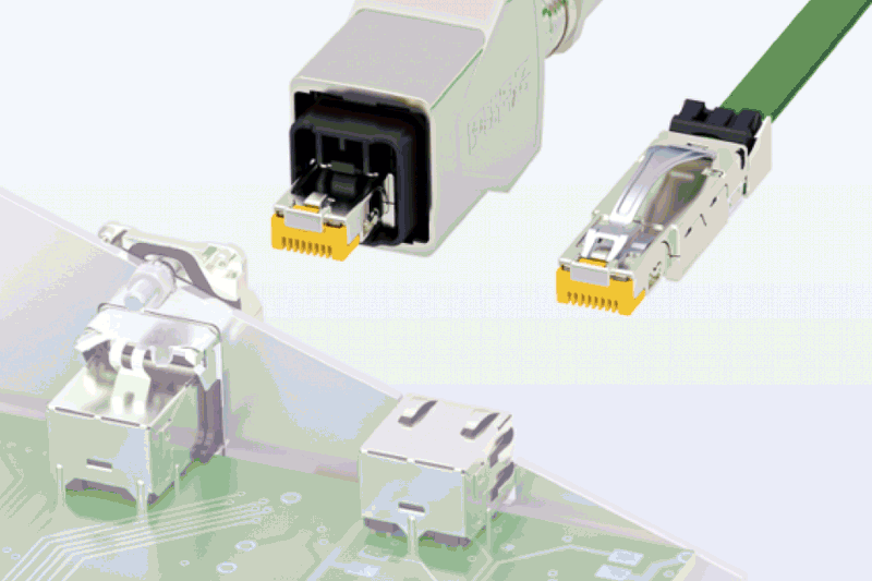 Индустриални кабелни конектори RJ45 за предаване на данни в съответствие с CAT6A