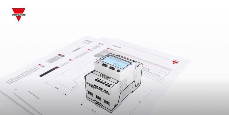 Трифазен електромер ЕМ530 на Carlo Gavazzi