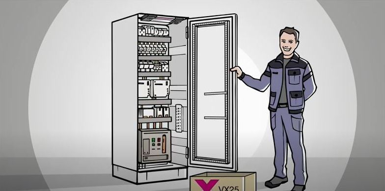 Свободно стояща шкаф-система VX SE на Rittal
